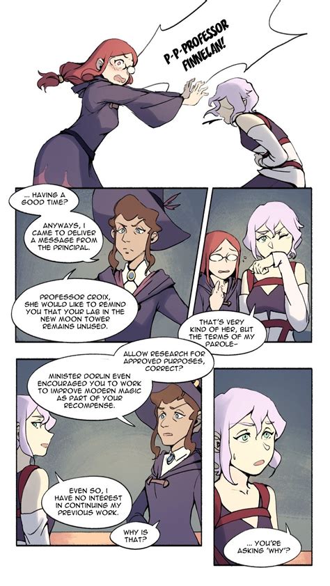Little witch academia comic strip